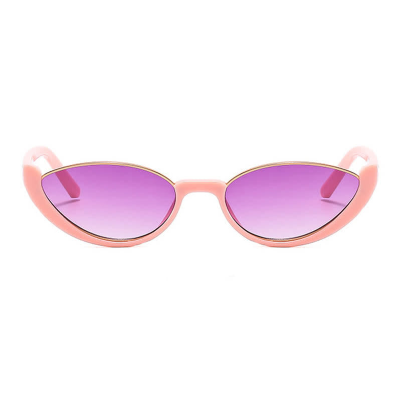 Spykay™ SG60716 Unisex Hipster Semi-Rimless Cat-Eye Sunglasses