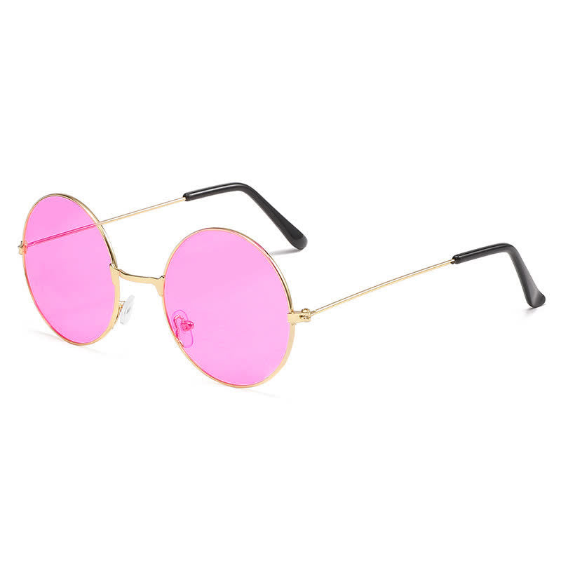 Spykay™ SG61008 Retro Round Frame Metal Sunglasses for Women Men