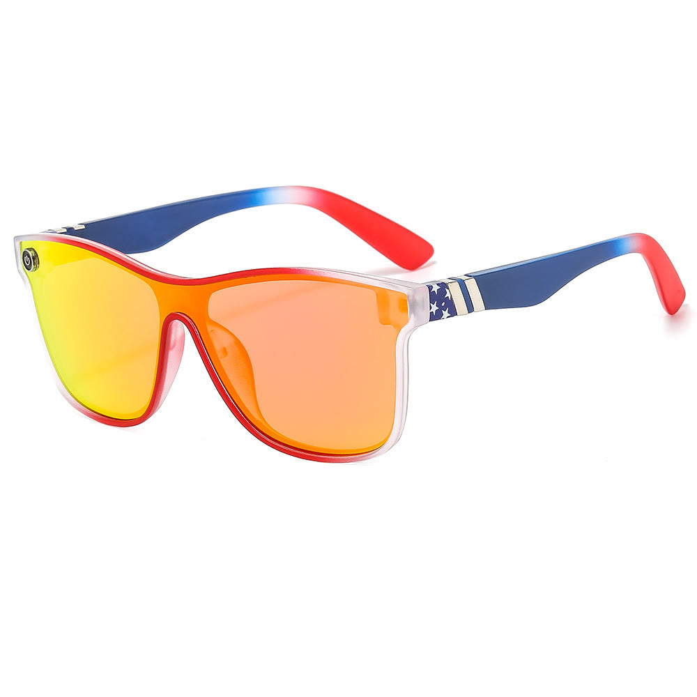 Spykay™ SG1022 Women's Streamlined Sunglasses, Summer Personality Coating Gradient Reflective Oversized Sunglasses