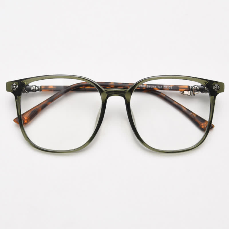 Spykay™ EG26915 Unsiex Classic Square Large Frame Fashion Anti-blue Light Glasses