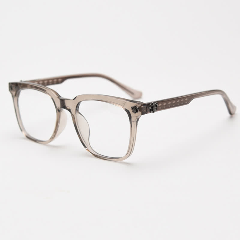 Spykay™ EG26839 Classic Cross Decor Square Frame Anti-blue Light Glasses