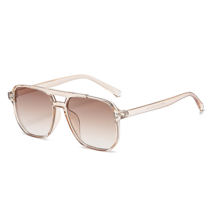Spykay™ SG60735 Vintage Double Bridges Tinted Aviator Sunglasses