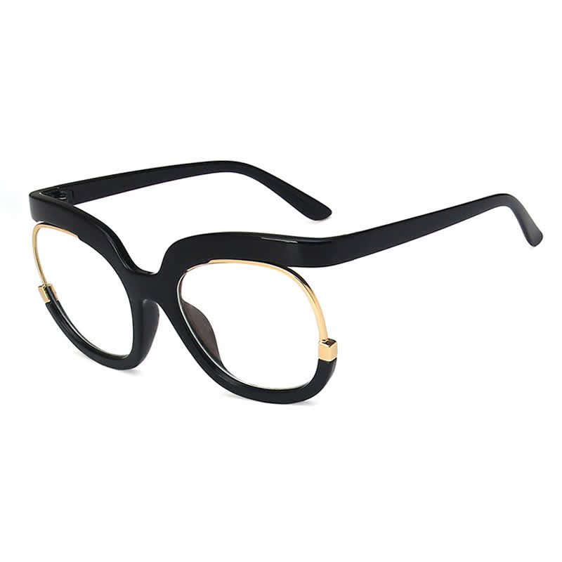 Spykay™ EG26670 Anti-blue Light Round Frames Owl Oversized Eyeglasses