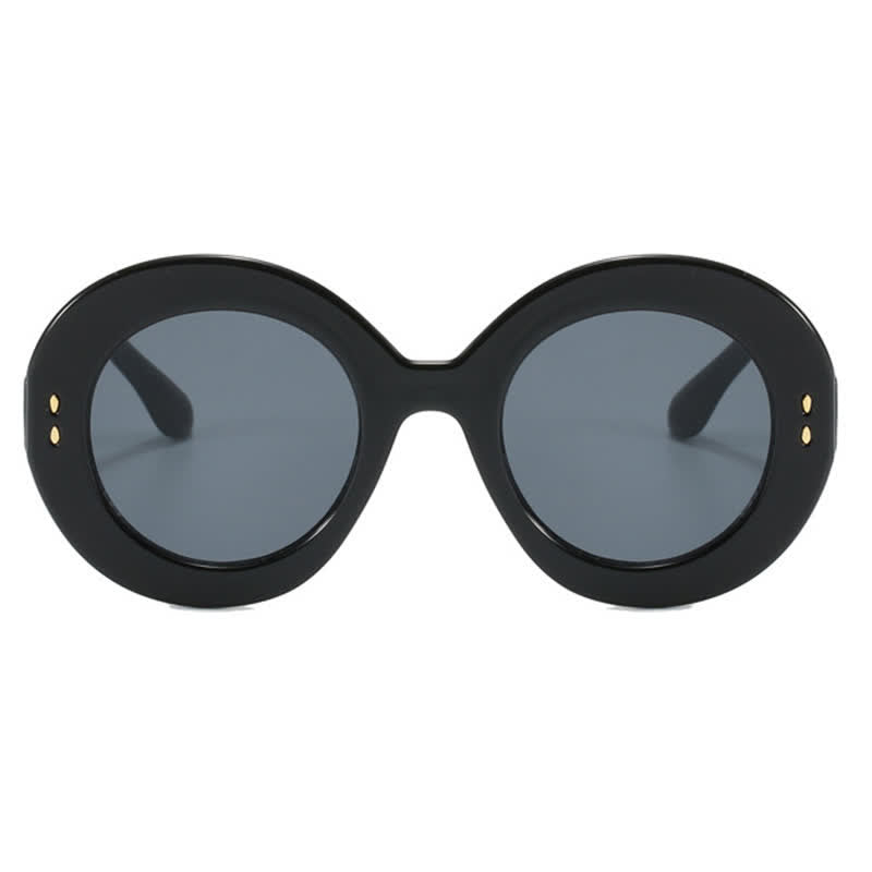 Spykay™ SG60923 Simple Oversized Round Frame Trendy Sunglasses