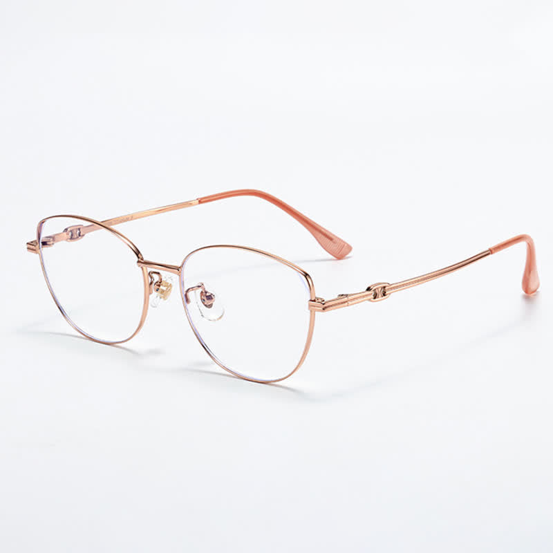 Spykay™ EG26802 Lightweight Cat-Eye Titanium Frame Anti-blue Light Glasses