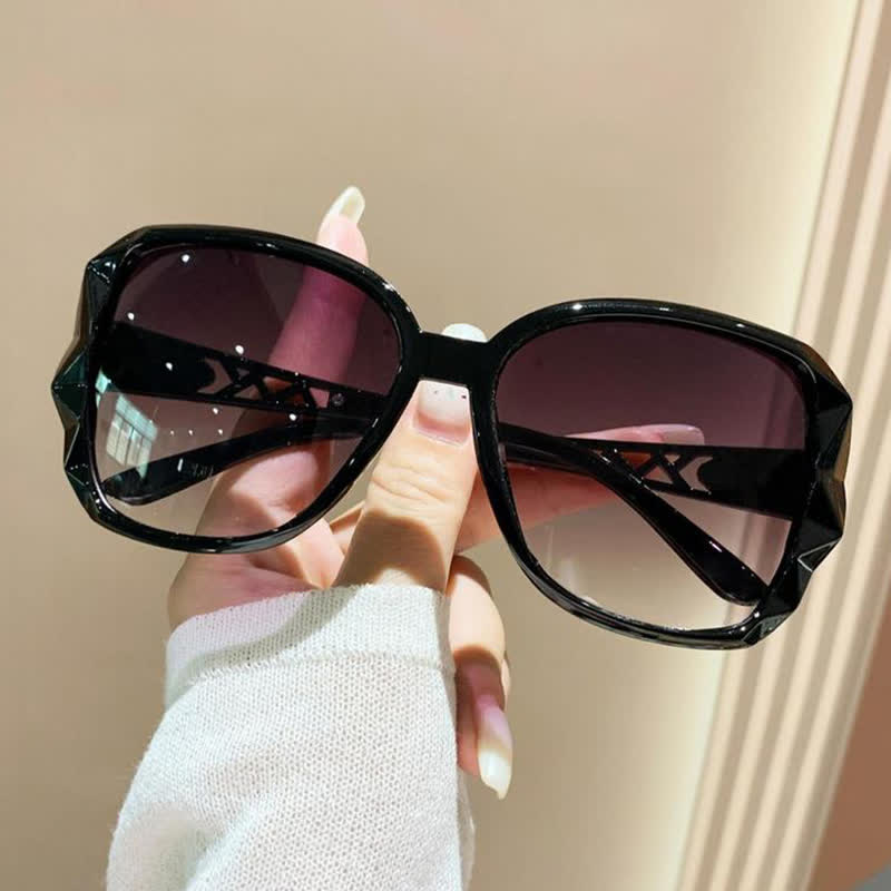 Spykay™ SG60694 Square Frame Oversized Polarized Driving Sunglasses