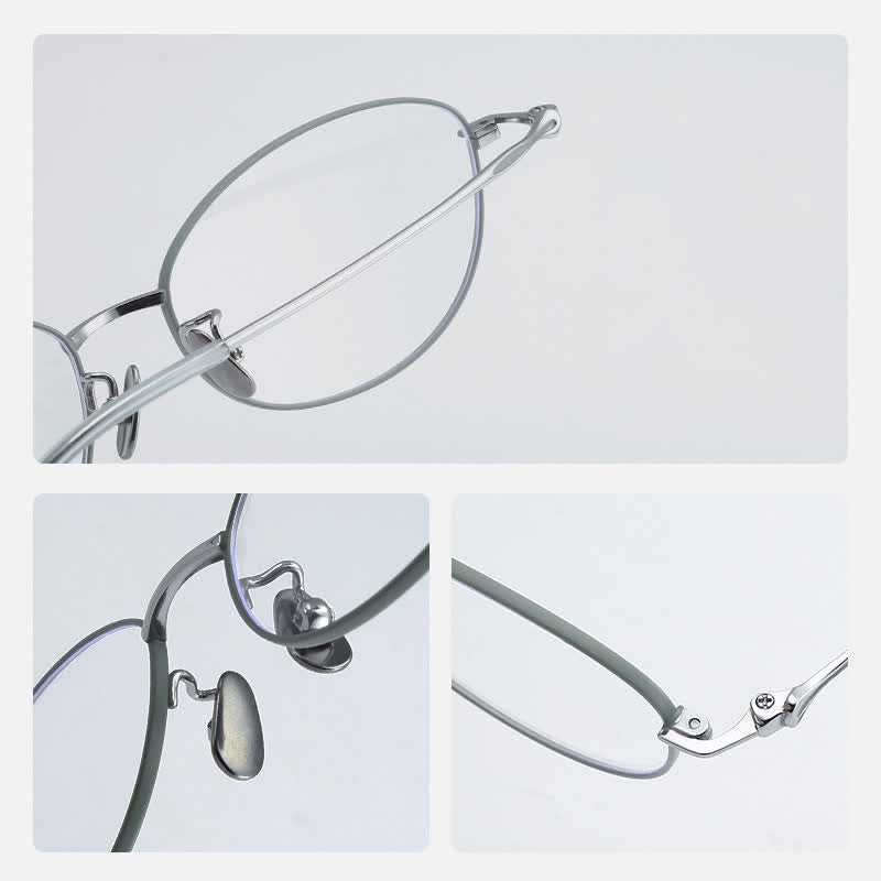 Spykay™ EG26856 Butterfly Titanium Lightweight Frame Anti-blue Light Simple Glasses