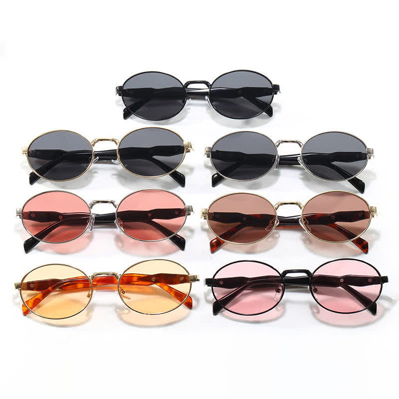 Spykay™ SG60702 Oval Frames Retro-Vintage Sunglasses