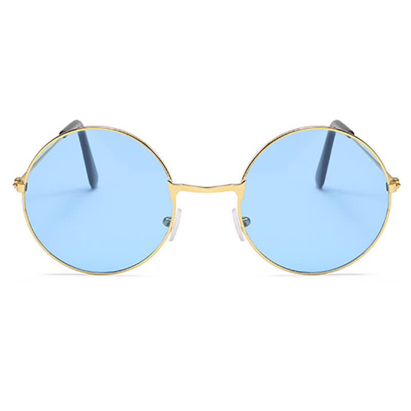 Spykay™ SG61008 Retro Round Frame Metal Sunglasses for Women Men