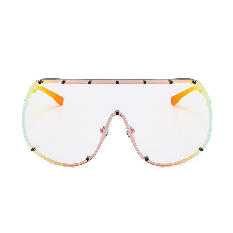 Spykay™ SG60757 Unisex Hipster One-piece Polarized Aviator Sunglasses