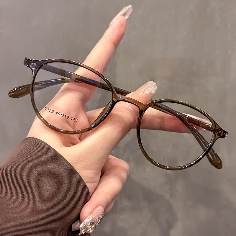Spykay™ EG26866 Oval Frame Anti-blue Light Simple Classic Lightweight Glasses