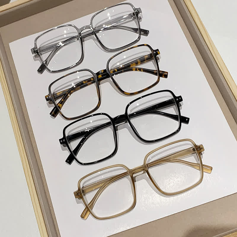 Spykay™ EG26910 Simple Classic Oversized Square Frame Anti-blue Light Glasses