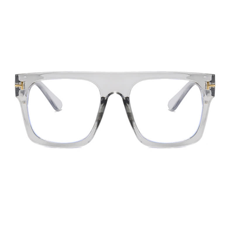 Spykay™ EG26668 Anti-blue Light 'T' Design Square Frames Oversized Eyeglasses