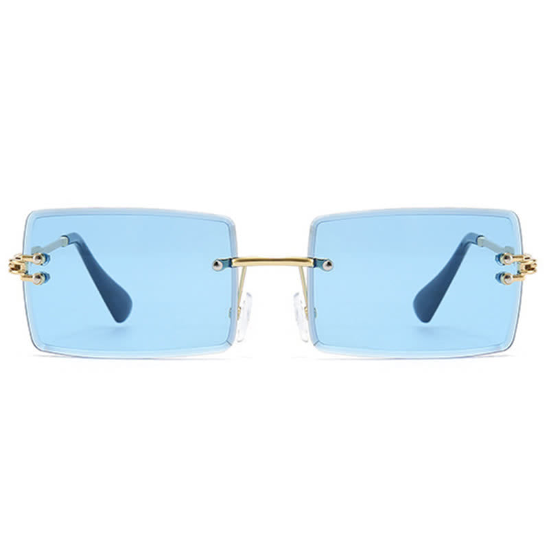 Spykay™ SG60744 Rimless Rectangle Frame Fashion Sunglasses