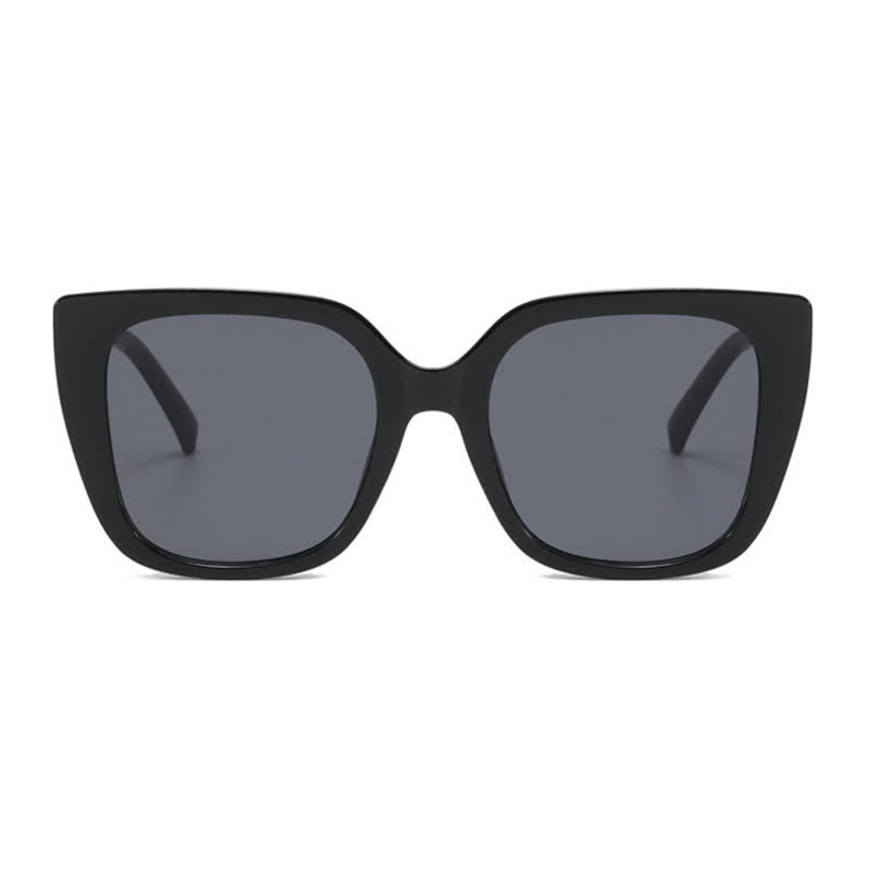 Spykay™ SG60878 Leopard Pattern Square Frame Oversized Sunglasses