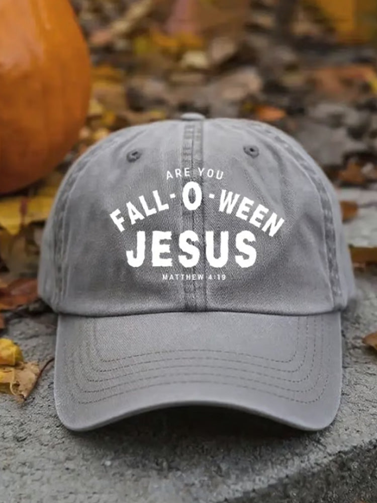 Unisex Are You Fall-o-ween Jesus Baseball Cap