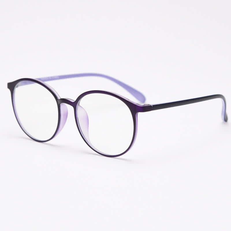 Spykay™ EG26865 Large Round Frame Anti-blue Light Simple Classic Lightweight Glasses