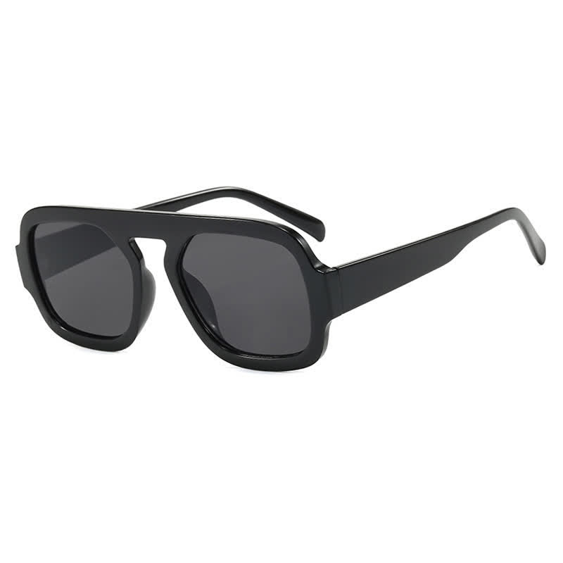 Spykay™ SG60722 Square Frame Leopard Print Cycling Aviator Sunglasses