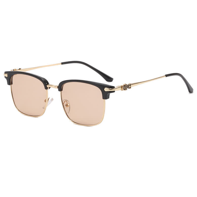 Spykay™ SG60827 Square Frame Trendy Browline Sunglasses