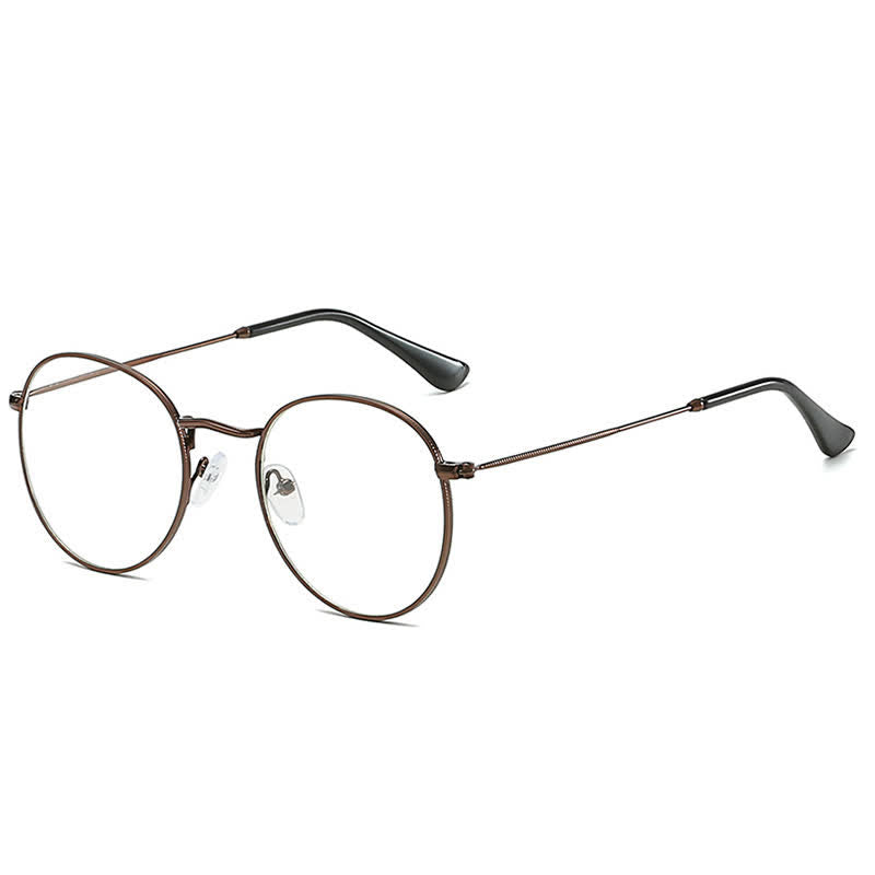 Spykay™ EG26906 Retro Simple Round Frame Anti-blue Light Hipster Glasses