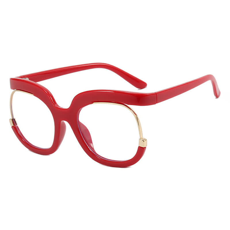 Spykay™ EG26670 Anti-blue Light Round Frames Owl Oversized Eyeglasses