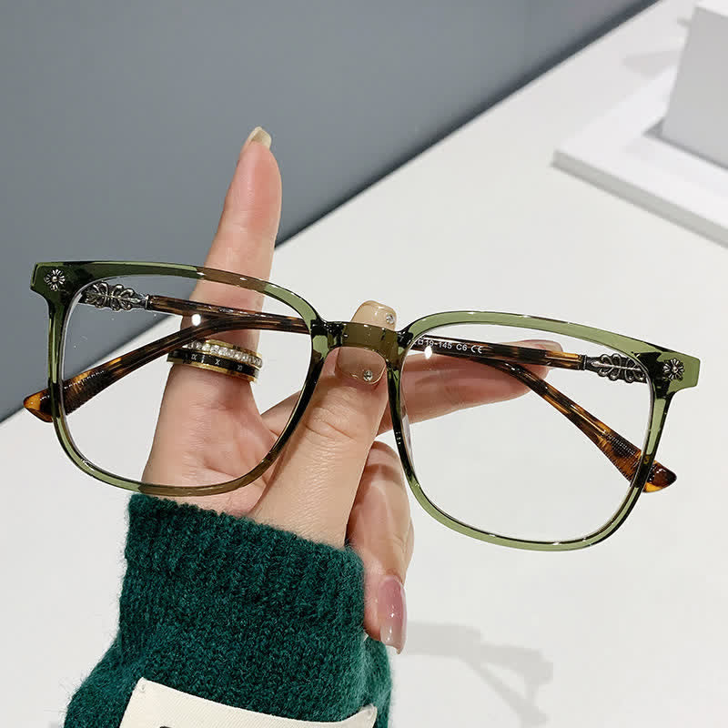 Spykay™ EG26912 Retro Classic Square Frame Anti-blue Light Glasses