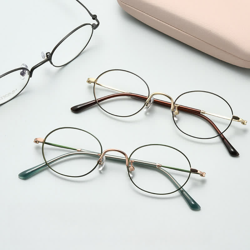 Spykay™ EG26892 Lightweight Oval Frame Anti-blue Light Glasses