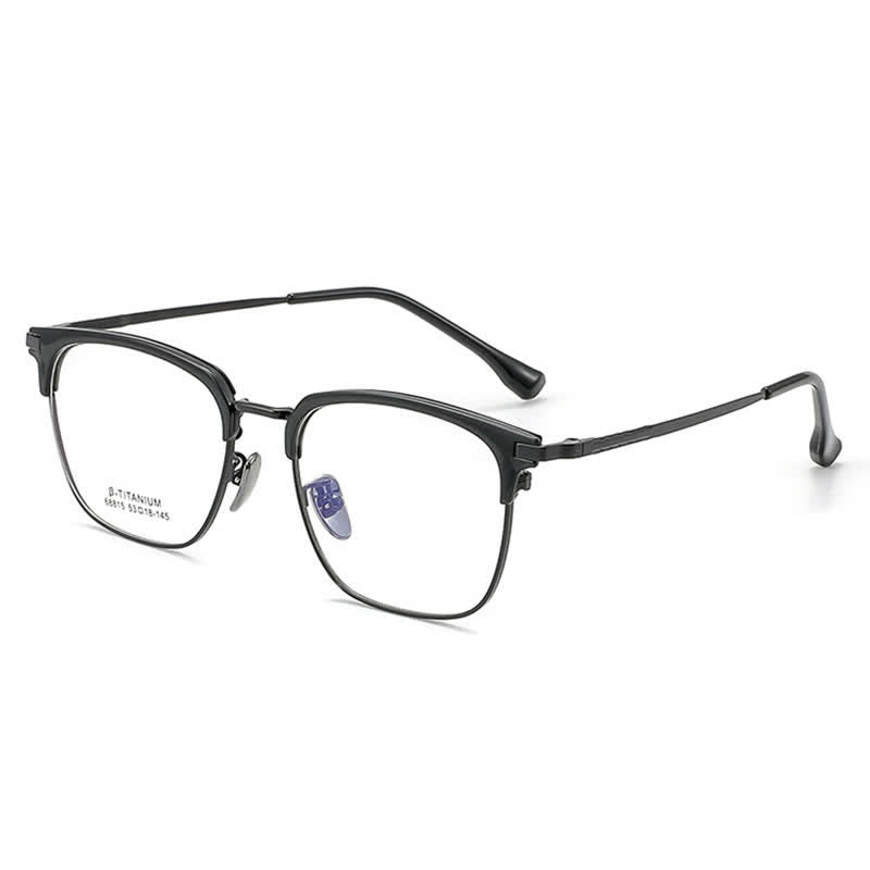 Spykay™ EG26899 Simple Anti-blue Light Square Frame Browline Glasses