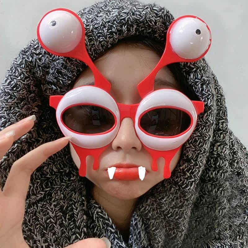 Spykay™ SG61029 Adults&Kids Funny Alien Slug Shaped Sunglasses Accessories for Halloween&Party