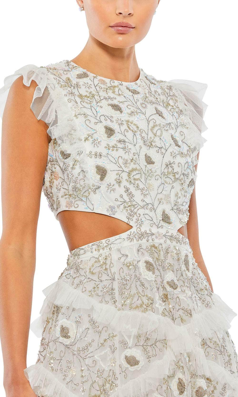 Mac Duggal 35101 - Ruffled Sleeveless Cocktail Dress