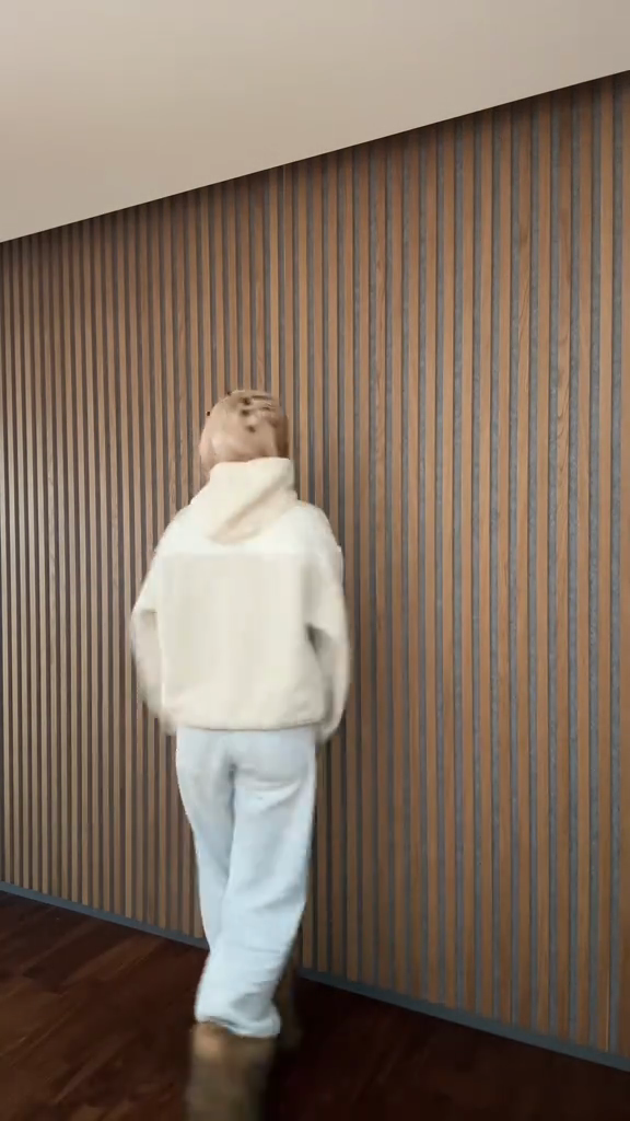 Off - White Hooded Quarter - Zip Sweatshirt