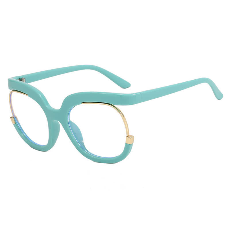 Spykay™ EG26670 Anti-blue Light Round Frames Owl Oversized Eyeglasses