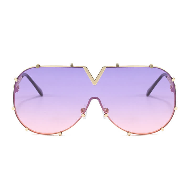 Spykay™ SG60833 'V' Design Hipster Aviator Sunglasses