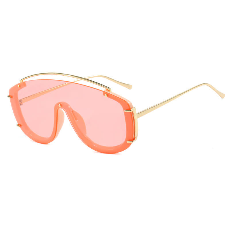 Spykay™ SG60885 One-piece Oversized Aviator Sunglasses