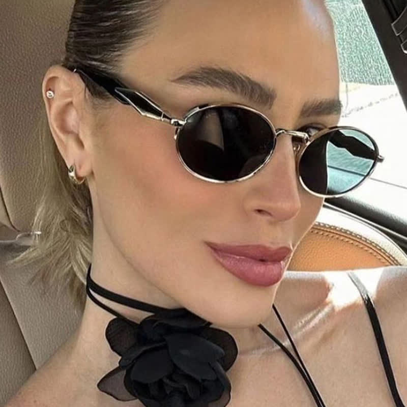 Spykay™ SG60702 Oval Frames Retro-Vintage Sunglasses