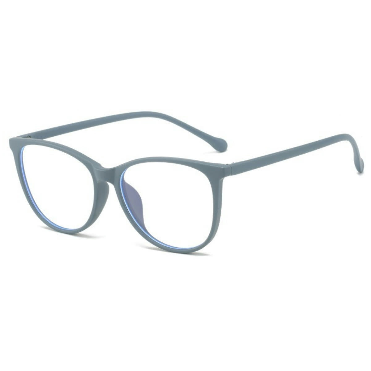 Spykay™ EG1012 Women's Round PC Frame Personality Fashion Clear Lens Glasses With Gradient Tint Clear Glasses Accessories