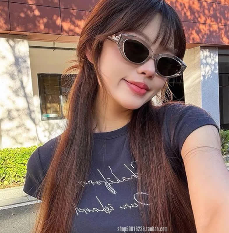 Spykay™ SG60782 'U' Design Cat-Eye Fashion Sunglasses with Nylon Lenses