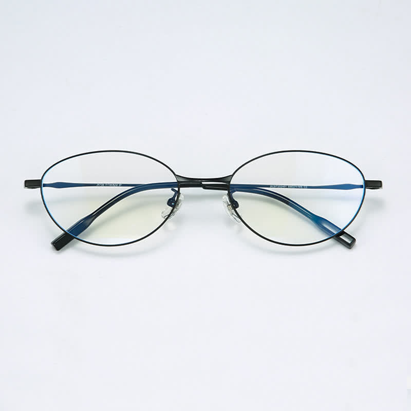 Spykay™ EG26709 Cat-Eye Titanium Frame Hipster Anti-blue Light Glasses