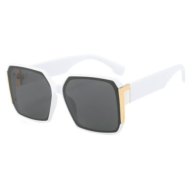 Spykay™ SG60836 Square Frame Oversized Rimless Sunglasses