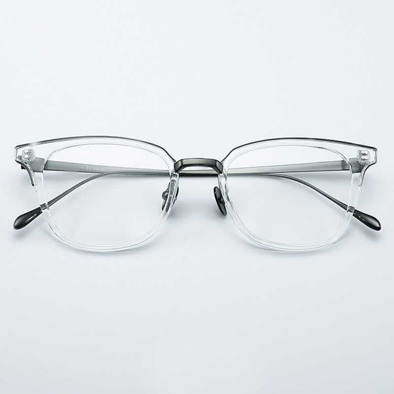 Spykay™ EG26727 Square Titanium Frame Anti-blue Light Glasses For Men