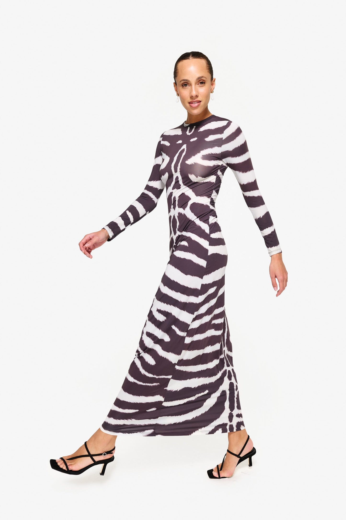 Zebra - Print Maxi Dress