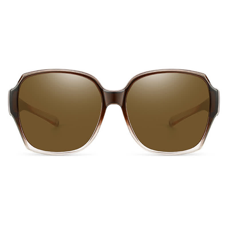 Spykay™ SG60859 Square Frame Polarized Driving Sunglasses Fit Over Glasses for Nearsighted People