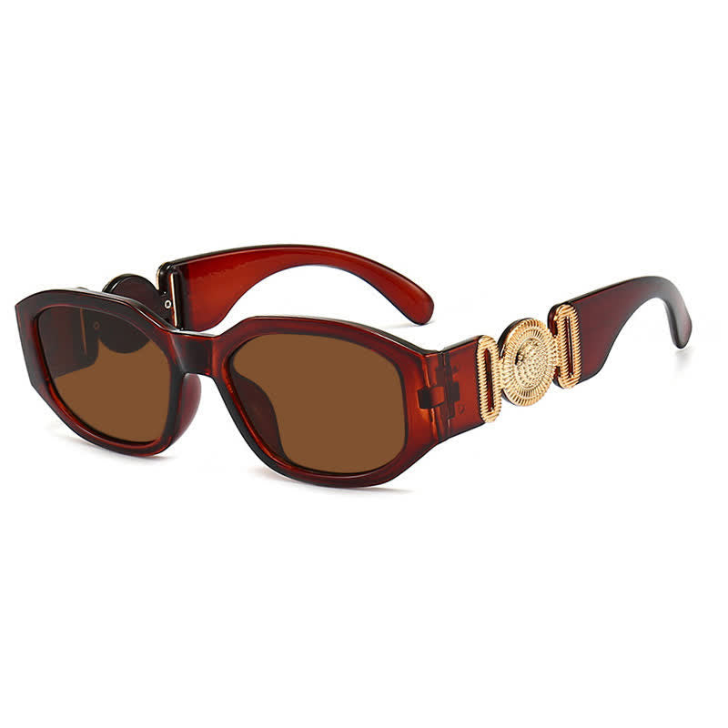 Spykay™ SG60708 Geometric Frames Thickened Temples Sunglasses