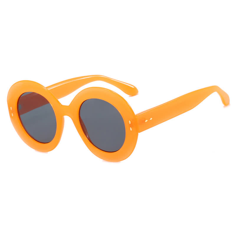 Spykay™ SG60923 Simple Oversized Round Frame Trendy Sunglasses