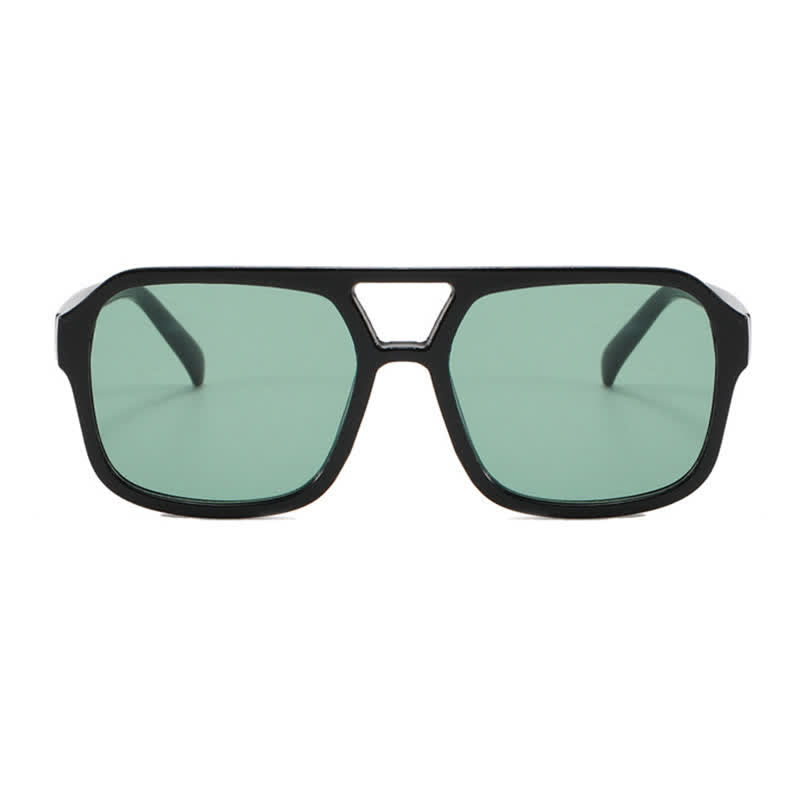 Spykay™ SG60718 Double Bridges Square Frames Retro-Vintage Sunglasses
