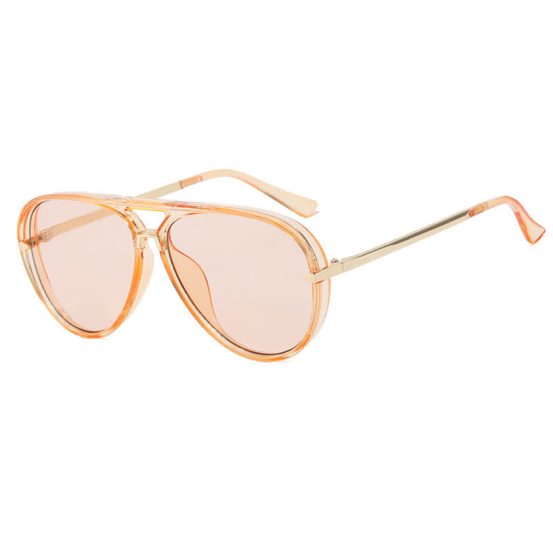 Spykay™ SG60723 Double Bridges Fashion Aviator Sunglasses