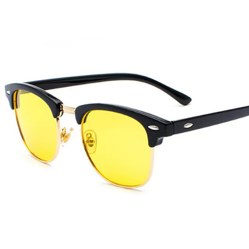 Spykay™ SG60929 Semi-Rimless Polarized Square Frame Browline Sunglasses for Fishing&Driving