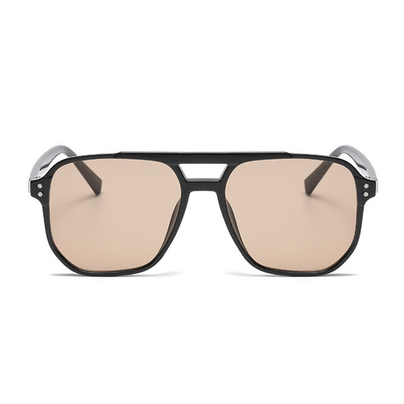 Spykay™ SG60735 Vintage Double Bridges Tinted Aviator Sunglasses