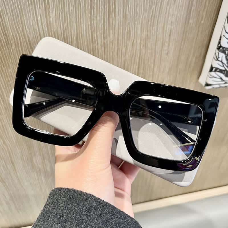 Spykay™ EG26812 Oversized Square Frame Anti-blue Light Glasses