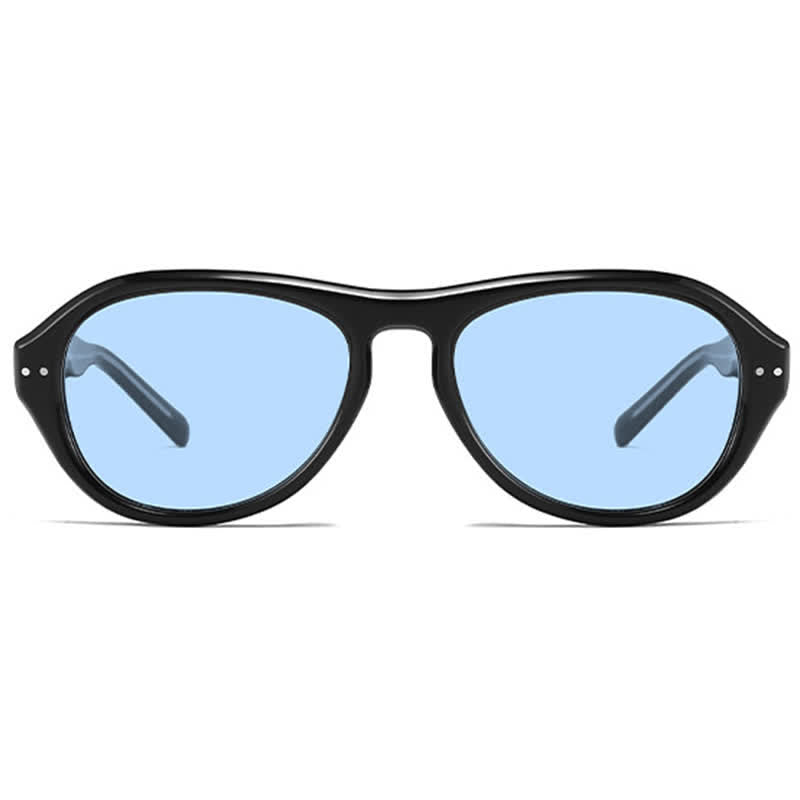 Spykay™ SG60771 Retro Fashion Oval Frame Sunglasses with Nylon Lenses